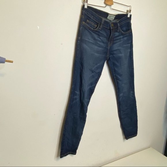 Current/Elliott The Stiletto Mid Rise Cropped Fitted leg Skinny Jeans Size 27 - Picture 4 of 12